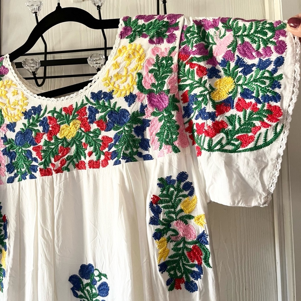 Buddy Love Floral Embroidered Carolina Oxacan Mini Dress - Picture 3 of 6